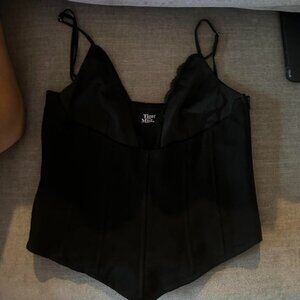 Tiger Mist Women's Black Corset